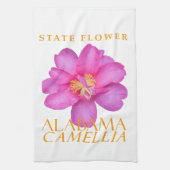 Alabama Territory Bloem Camellia Sasanqua Theedoek (Verticaal)