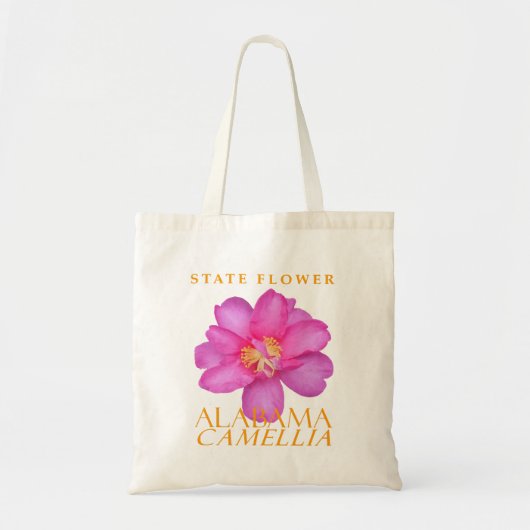 Alabama Territory Bloem Camellia Sasanqua Tote Bag (Voorkant)