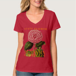 Alabama Territory Bloemen De Camellia T-shirt