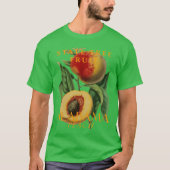 Alabama Territory Tree Fruit De Perzik T-shirt (Voorkant)
