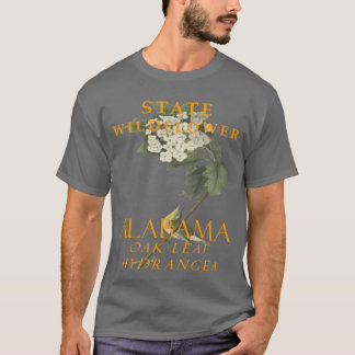 Alabama Territory Wilde Bloem De Oakleaf hydrangea T-shirt