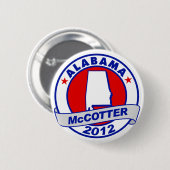Alabama Thad McCotter Ronde Button 5,7 Cm (Voorkant /achterkant)
