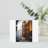 ALABAMA THEATER - BIRMINGHAM, ALABAMA BRIEFKAART (Staand voorkant)