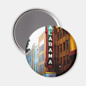 ALABAMA THEATER - BIRMINGHAM, ALABAMA MAGNEET (Voorkant / Achterkant)