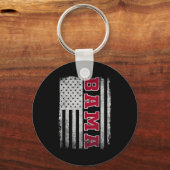 Alabama Throwback Patriotic Flag Design For Men Wo Sleutelhanger (Voorkant)