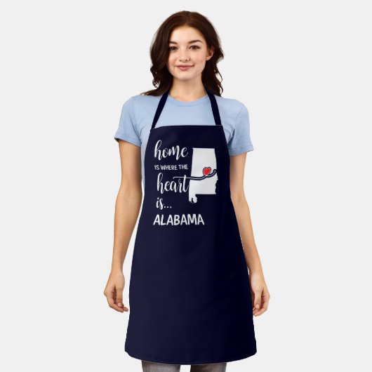 Alabama thuis is waar het hart ligt schort (Gedragen)