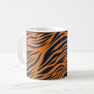 Alabama Tiger Sinaasappel en blauw Koffiemok