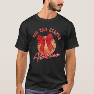 Alabama Tis het seizoen  basketbal Coquette T-shirt