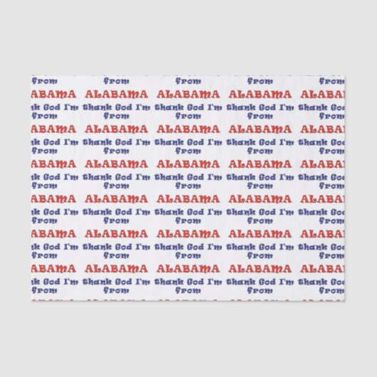 Alabama Tissuepapier (Voorkant)