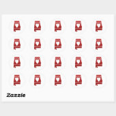 Alabama Tornado Relief Ronde Sticker (Vel)