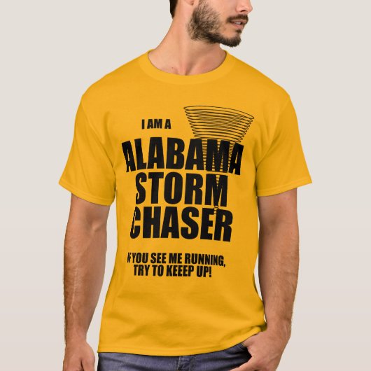 Alabama Tornado Storm Chaser T-shirt (Voorkant)