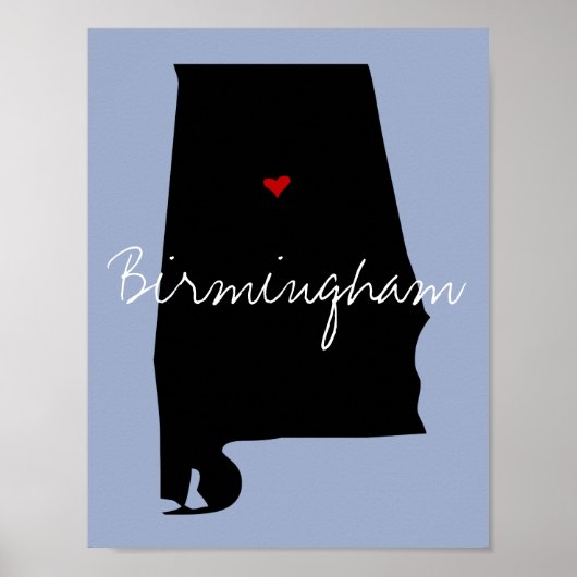 Alabama Town Poster (Voorkant)