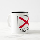 Alabama Tweekleurige Koffiemok (Voorkant links)