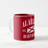 Alabama Tweekleurige Koffiemok (Voorkant links)