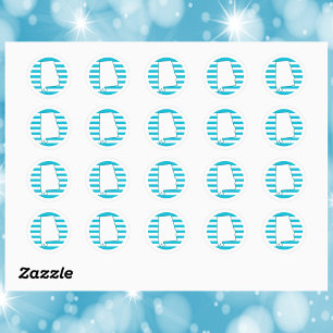 Alabama US State Outline Circle Blauw Ronde Sticker