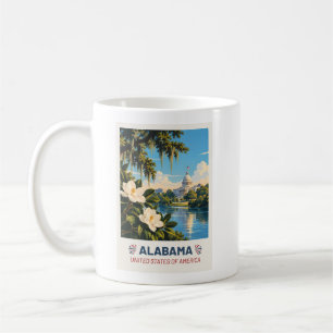 Alabama USA – Antieke Reisbeker Koffiemok