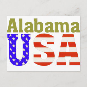 Alabama USA. Briefkaart