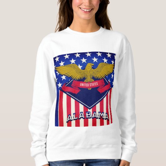 Alabama USA Flag Trui (Voorkant)