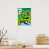 Alabama USA Poster (Keuken)