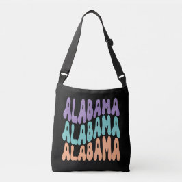 Alabama USA State retro design Crossbody Bags Crossbody Tas