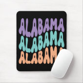 Alabama USA State retro-design Muismat (Met muis)