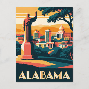 Alabama USA Zuidelijke Geschiedenis En Kustreizen Briefkaart