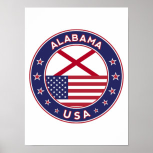 Alabama, Verenigde Staten, Alabama Poster