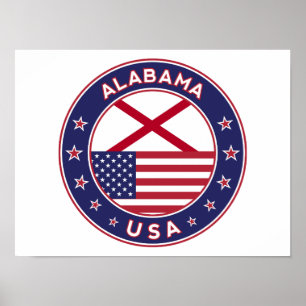 Alabama, Verenigde Staten, Alabama Poster