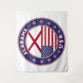 Alabama, Verenigde Staten, Alabama Wandkleed (Voorkant)