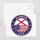Alabama, Verenigde Staten, Briefkaart (Voorkant / Achterkant)