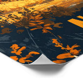 Alabama Verenigde Staten  Illustratie Reizen Poster (Hoek)