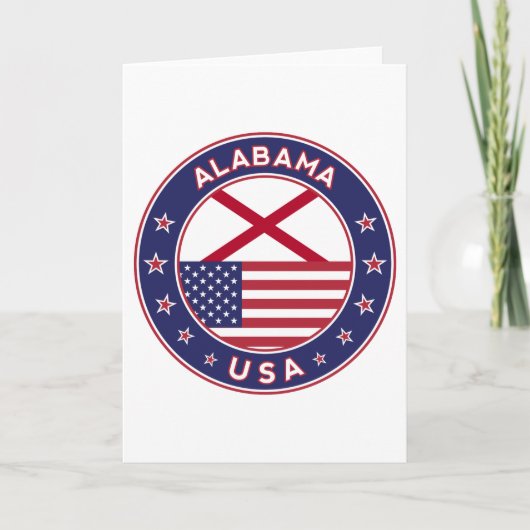 Alabama, Verenigde Staten, Kaart (Voorkant)