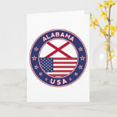 Alabama, Verenigde Staten, Kaart (Gele Bloem)