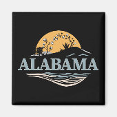 Alabama Verenigde Staten Magneet (Voorkant)