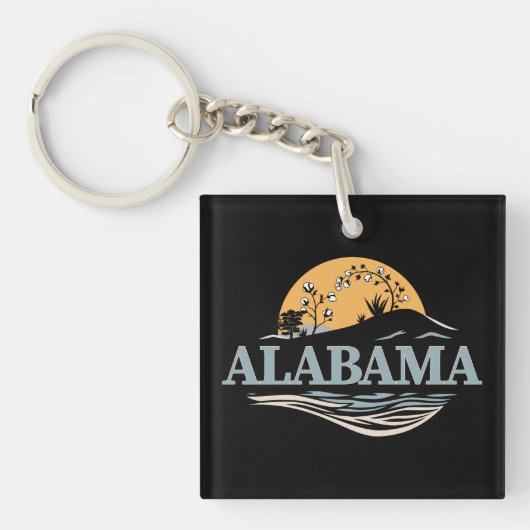 Alabama Verenigde Staten Sleutelhanger (voorkant)