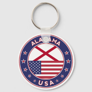 Alabama, Verenigde Staten, T-shirt Alabama, Alabam Sleutelhanger