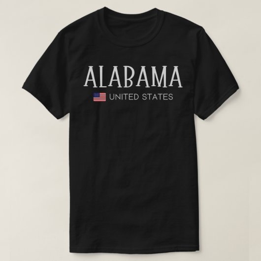 Alabama Verenigde Staten TShirt 2 (Design voorkant)