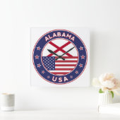 Alabama Vierkante Klok (Huis)