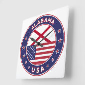 Alabama Vierkante Klok (Hoek)