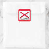 Alabama Vierkante Sticker (Tas)