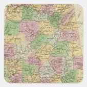 Alabama Vierkante Sticker (Voorkant)