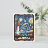Alabama | Vincent van Gogh geïnspireerd Briefkaart (Staand voorkant)
