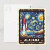 Alabama | Vincent van Gogh geïnspireerd Briefkaart (Voorkant / Achterkant)