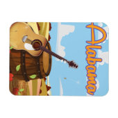 Alabama vintage reisposter magneet (Horizontaal)