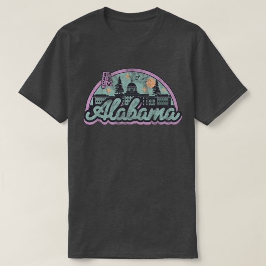 Alabama Vintage Retro T-shirt (Design voorkant)