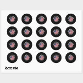Alabama Vintage Ronde Sticker (Vel)