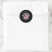 Alabama Vintage Ronde Sticker (Tas)
