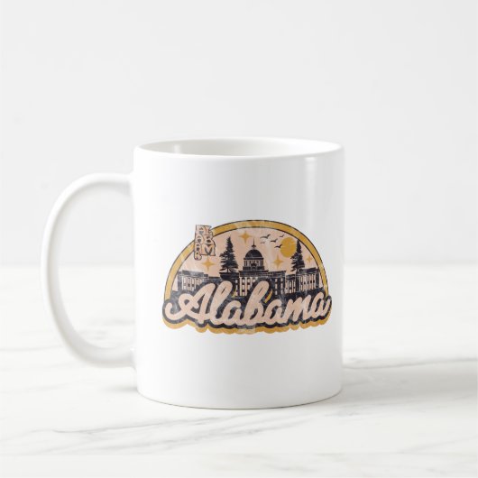 Alabama Vintage Stijl Koffiemok (Links)