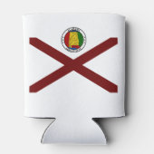 Alabama vlag blikjeskoeler (Achterkant)