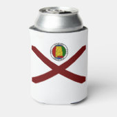 Alabama vlag blikjeskoeler (Blikje Achterkant)